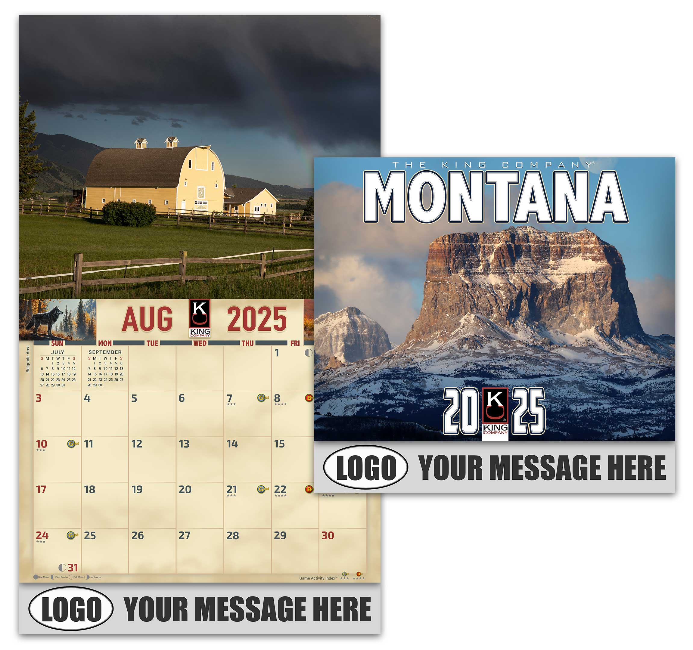 2025 Scenic Montana Custom Business Promotional Calendar